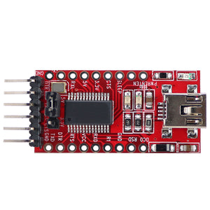 FT232RL USB to TTL Module Board for Arduino - Red (Works with official Arduino Boards)
