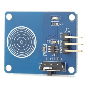 Digital Capacitive Touch Sensor Switch Module for Arduino (Toggle Mode) - Blue + Black