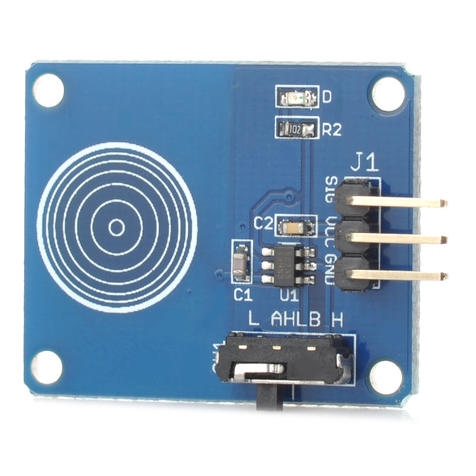 Digital Capacitive Touch Sensor Switch Module for Arduino (Toggle Mode) - Blue + Black