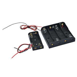 DMDG 4 x AA / 2 x AAA Batteries Holder Case Box Kit - Black