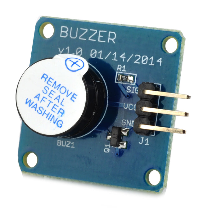 Active High Level Buzzer Alarm / Speaker Buzzer Module - Blue