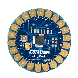 Lilypad 328 Main Board ATmega328P Wearable Motherboard (Works with Official Arduino Boards)