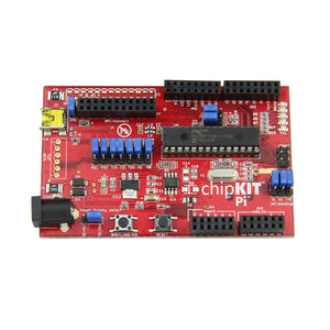 Compatible chipKIT Pi for Raspberry Pi Based on PIC32MX250F128B MCU for Arduino - Red