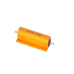 ZnDiy-BRY 100W 150ohm Aluminum Alloy Resistor - Golden