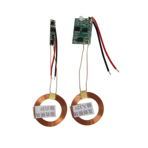 TENYING TY269 DIY Wireless Charging Transmitter / Receiver Module w/ LED Light - Green + Golden