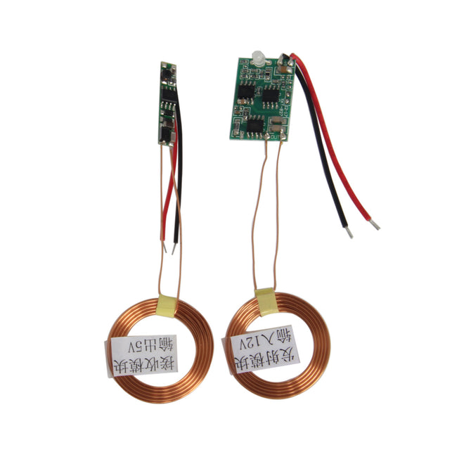 TENYING TY269 DIY Wireless Charging Transmitter / Receiver Module w/ LED Light - Green + Golden