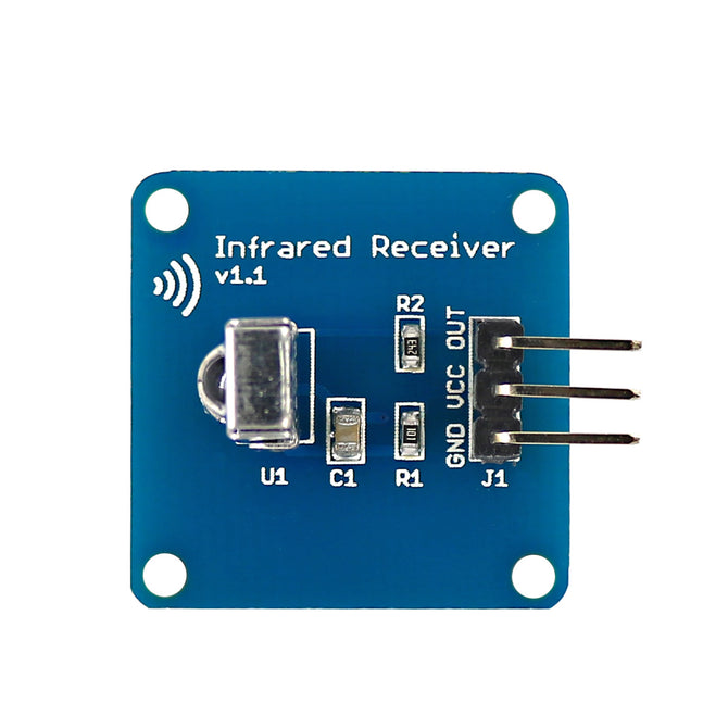 Mini 38KHz Infrared Receiver Sensor Module for Arduino - Blue + Black