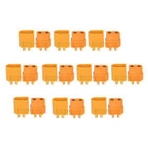 XT60 Male to Female Connectors - Yellow (20PCS)