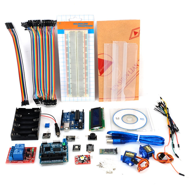 Smart Home Learning Android Bluetooth Module Kit Set for Arduino - Deep Blue