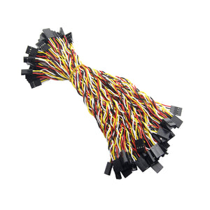 Dupont 4-Pin 2.54mm Female to Female Extension Wire Cable (50PCS)