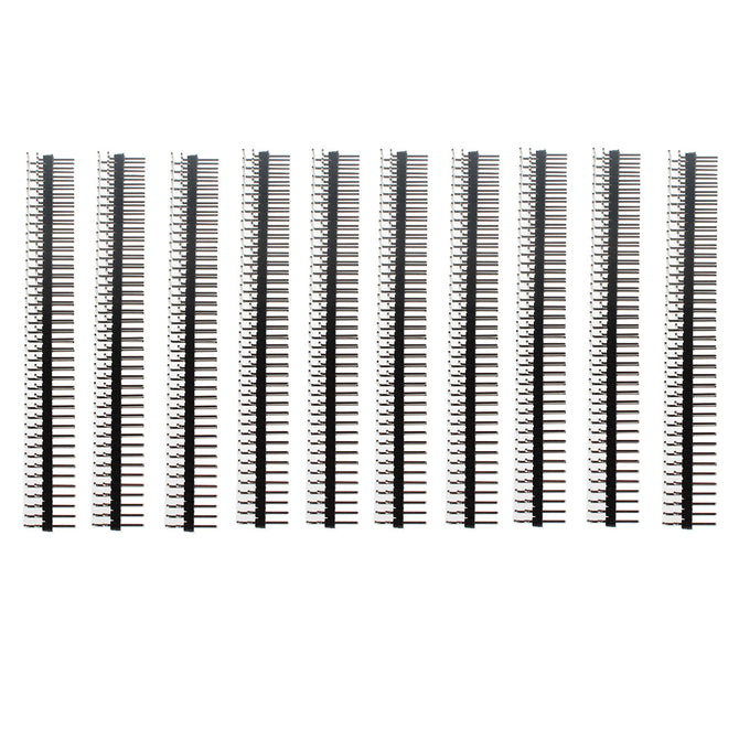 DIY GDW MOT2 2.54mm 80-Pin Breakaway Right Angle Male Header for Arduino (10 PCS)