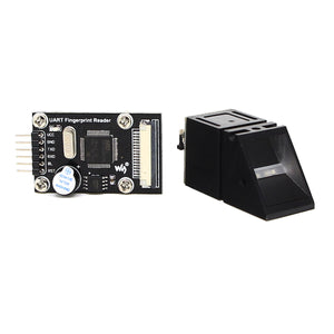 Waveshare TFS-D400 STM32 Optical Fingerprint Reader / Sensor Module - Black