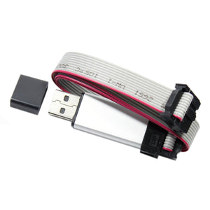 USB ISP ASP Programmer Download Adapter Cable for SCM Program - White (60cm)