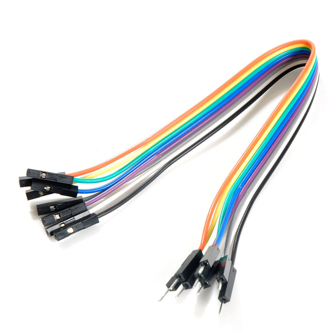 8-Pin DuPont Cables for Raspberry PI - Multicolored (21cm)