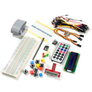 Electronic Parts Pack for Raspberry PI (Mini Remote Control White)