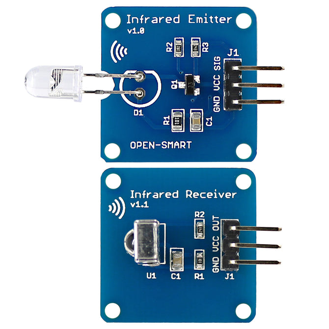 Mini 38KHz IR Emitter Transmitter & Receiver Sensor Module for Arduino