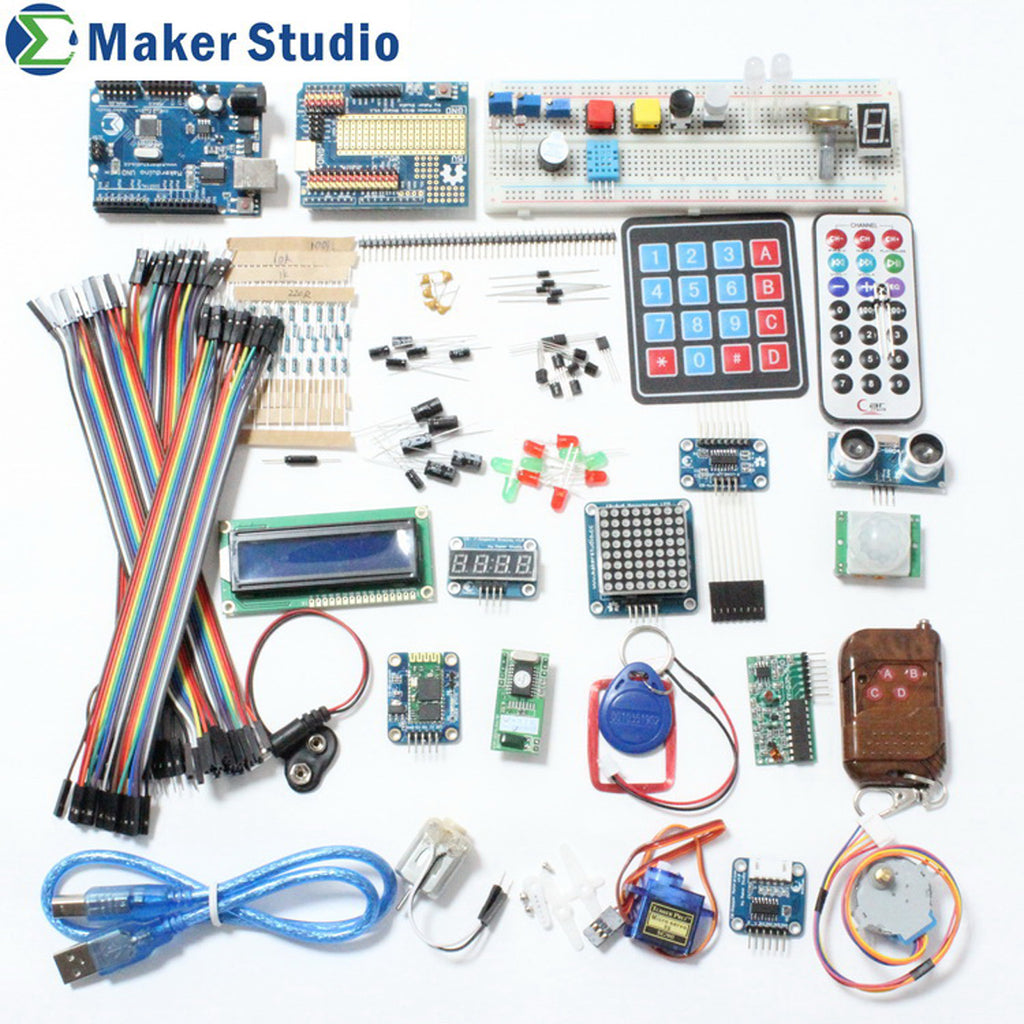 Maker Studio AK0000510M Arduino Uno R3 Learning Deluxe Kit – pfdeal