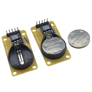 DMDG DS02 RTC 3.3 / 5.5V High Precision Real-Time Clock Module for Arduino (2 PCS)