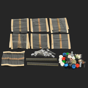 Carbon Resisters + Rotary Potentiometers Parts Set for Arduino