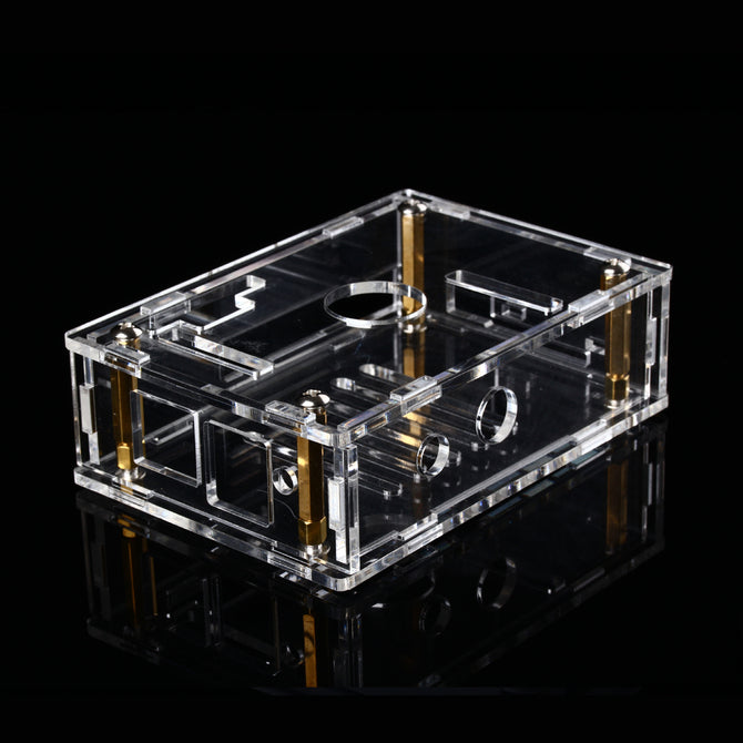Fine Source YKL-1 Acrylic + Copper Case Set for Banana Pi - Transparent