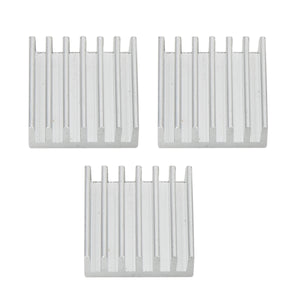 Aluminum Heat Sink for Raspberry Pi - Silver (3PCS)