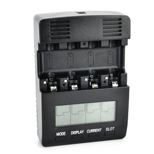 TangsFire BT-C2000 12V 1A 4-Slot Ni-MH / Ni-Cd / AA / AAA Battery Power Charger - Black