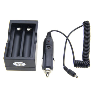 AC/Car Lithium Battery Charger for 18650 (100V~240V/12~24V)