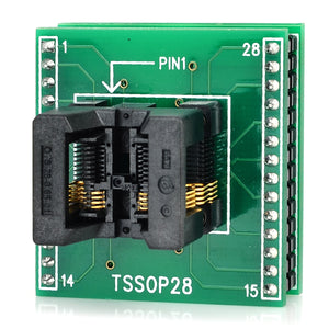 TSSOP28 to Dip8 IC Programmer Socket Adapter - Green + Black