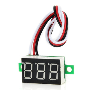 DSN-DVM-368L-3 3-Digit 0.36" LED Digital DC Voltmeter for Motorcycle