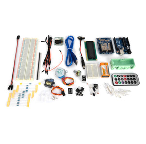 Robotale KT0029 Learning Kit Set for Arduino UNO R3 - Deep Blue + Multicolored