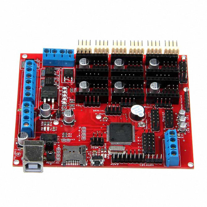 Geeetech Megatronics Atmega2560-16AU V2.0 Controller Board - Red