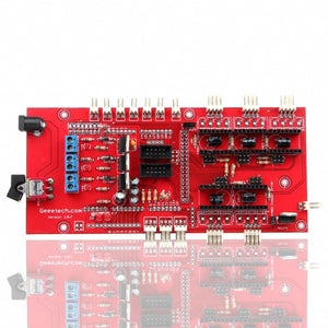 Geeetech MEGA Ultimaker ATmega2560 Shield Board - Red