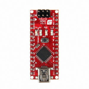 Geeetech Iduino Nano 168 Atmega168 5V 16MHz Microcontroller Board for Arduino - Red