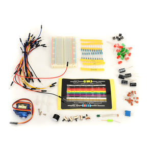 KEYES KT0053 Breadboard + Ceramic Capacitors + Resistors + More for Arduino - Multicolored