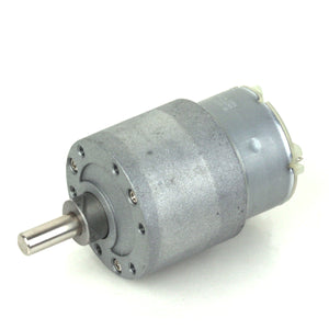 ZnDiy-BRY DC 12V 3.5RPM 37mm High Torque Gear Box Electric Motor - Silver