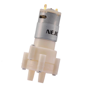 NEJE R385 DC 12V Pneumatic Diaphragm Water Pump Motor - Silver + White