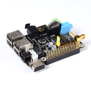 Supstronics X200 Expansion Board w/ Adapter Set for Raspberry Pi Model B+ - Black + Multicolored