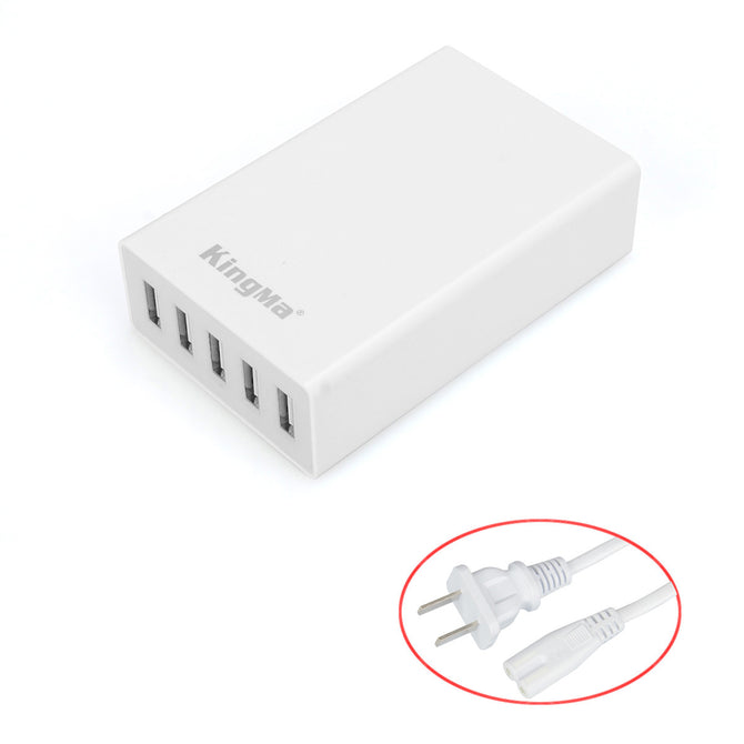 Kingma 40W 5-Port USB Charger w/ US Plug Cable