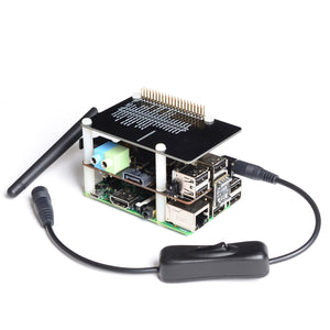 SupTronics X300ST Expansion Board + 40-Pin Data Cable + Adapter Set for Raspberry Pi B+