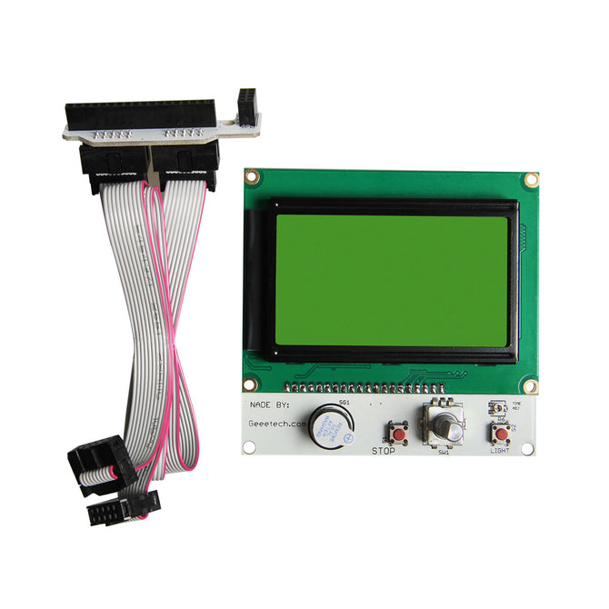Geeetech Reprap LCD12864 Smart Controller Display for 3D Printers - White