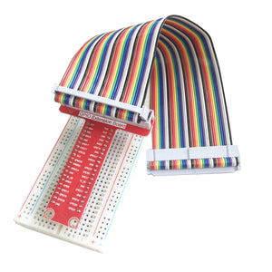 DIY GPIO Expansion Board Accessory for Raspberry Pi B+ - Red