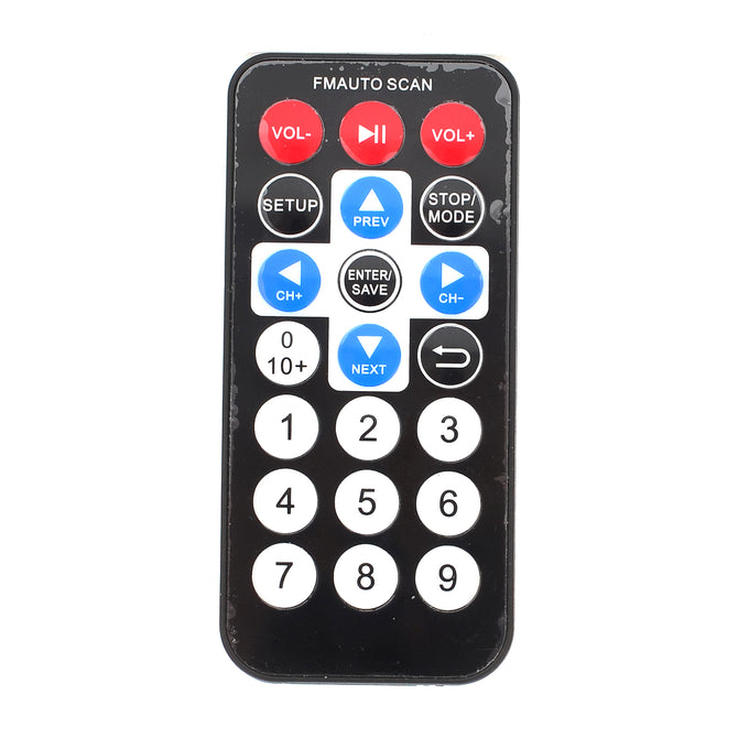 Mini Remote Control for Raspberry Pi - Black + Multicolor