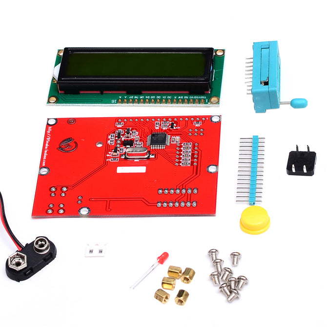 DIY Advanced Meter Tester Kit for Capacitance ESR Inductance Resistor NPN PNP Mosfet M168