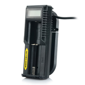 NITECORE UM10 1" LCD Lightweight Smart USB Li-ion Battery Charger - Black