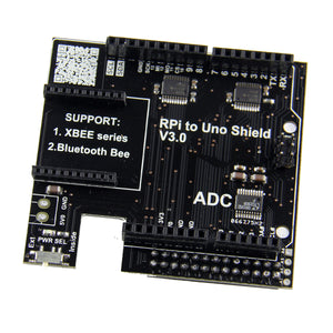 Raspberry Pi to Arduino Shields Connection Bridge - Black