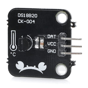CK004 DIY DS18B20 Digital Temperature Sensor Module - Black