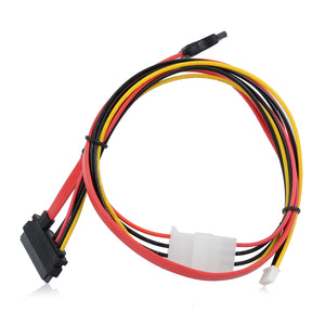 X300 / X505 SATA Data / Power Cable - Black + Red + Yellow (60cm)