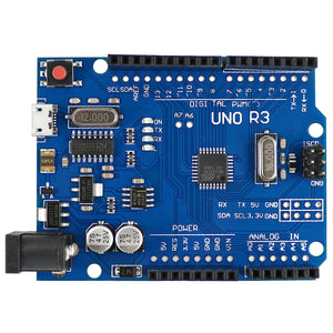 Micro USB ATmega328P Development Board for Arduino UNO R3 -Blue+Black