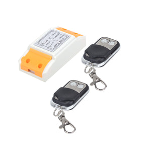 ZnDiy-BRY RF AC 220V 1-CH Remote Control Switch - White + Black