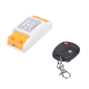 ZnDiy-BRY 220V 1CH Remote Control Switch + 2-Key Controller for Buick